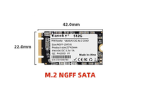 OEM menyesuaikan VASEKY SATA M.2 64G 256GB 512G 1TB NGFF SSD 2242 Solid State Drive M2 Hard Disk M2 SATA untuk Laptop