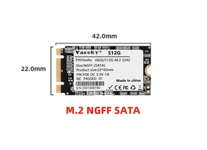 OEM Personalizar VASEKY SATA M.2 64G 256GB 512G 1TB NGFF SSD 2242 Solid State Drive Disco Rígido M2 SATA para Laptop - Product Image 6