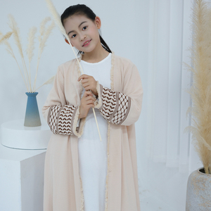sachin and babi light blue dress Thobe Embroidered Palestinian Maxi Dress Long Sleeves Rose Palestinian
