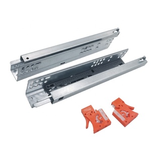 Fond Monté Rail de Tiroir Poussoir Ouverte de Glissière Pour Meubles - Product Image 5