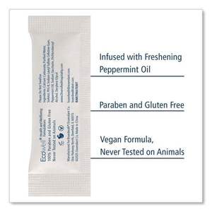 Dentifrice végétalien sans parabène ni gluten Boardwalk, sachets individuels blanchissants à la menthe poivrée, lot de 1000, 100 % ingrédients naturels - Product Image 1