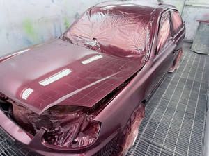 Cinta <span class=keywords><strong>de</strong></span> Enmascarar Automotriz <span class=keywords><strong>de</strong></span> Papel Crepé Acrílico Morado Premium, Adhesivo en Aerosol <span class=keywords><strong>de</strong></span> 110-130 Grados, Revestimiento Plástico Sin Residuos para Automóviles - Product Image 4