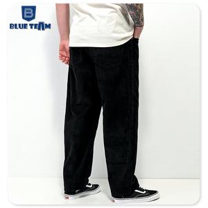 Squadra <span class=keywords><strong>blu</strong></span> | <span class=keywords><strong>Pantaloni</strong></span> <span class=keywords><strong>di</strong></span> <span class=keywords><strong>velluto</strong></span> <span class=keywords><strong>a</strong></span> <span class=keywords><strong>coste</strong></span> personalizzati da uomo con logo <span class=keywords><strong>pantaloni</strong></span> larghi in <span class=keywords><strong>velluto</strong></span> <span class=keywords><strong>a</strong></span> <span class=keywords><strong>coste</strong></span> larghi <span class=keywords><strong>pantaloni</strong></span> da Skate da Jogger da corsa elasticizzati in vita - Product Image 4