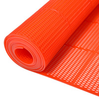 Tapis de sol en PVC creux antidérapant et imperméable pour cuisine et escaliers - Feuilles de caoutchouc (épaisseur 1,2 mm-2,5 mm) Tapis de sol en PVC à mailles creuses