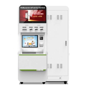 ตู้คีออสก์หน้าจอสัมผัสดิจิทัลพร้อมเครื่องอ่านบัตร RFID รองรับการชำระเงินผ่านบัตร 32 Wifi, การ์ด Vesa และบัตรประชาชน พร้อมฟังก์ชั่นพิมพ์ใบเสร็จและเครื่องอ่านคิวอาร์โค้ด - Product Image 1