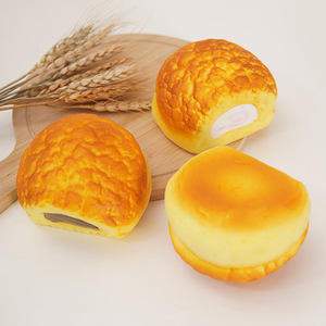 Juguetes Blandos de Simulación de Pan Tostado y <span class=keywords><strong>Donuts</strong></span>, de Rebote Lento, Antiestrés, para Niños y Adultos, Decoración de Escritorio - Product Image 4