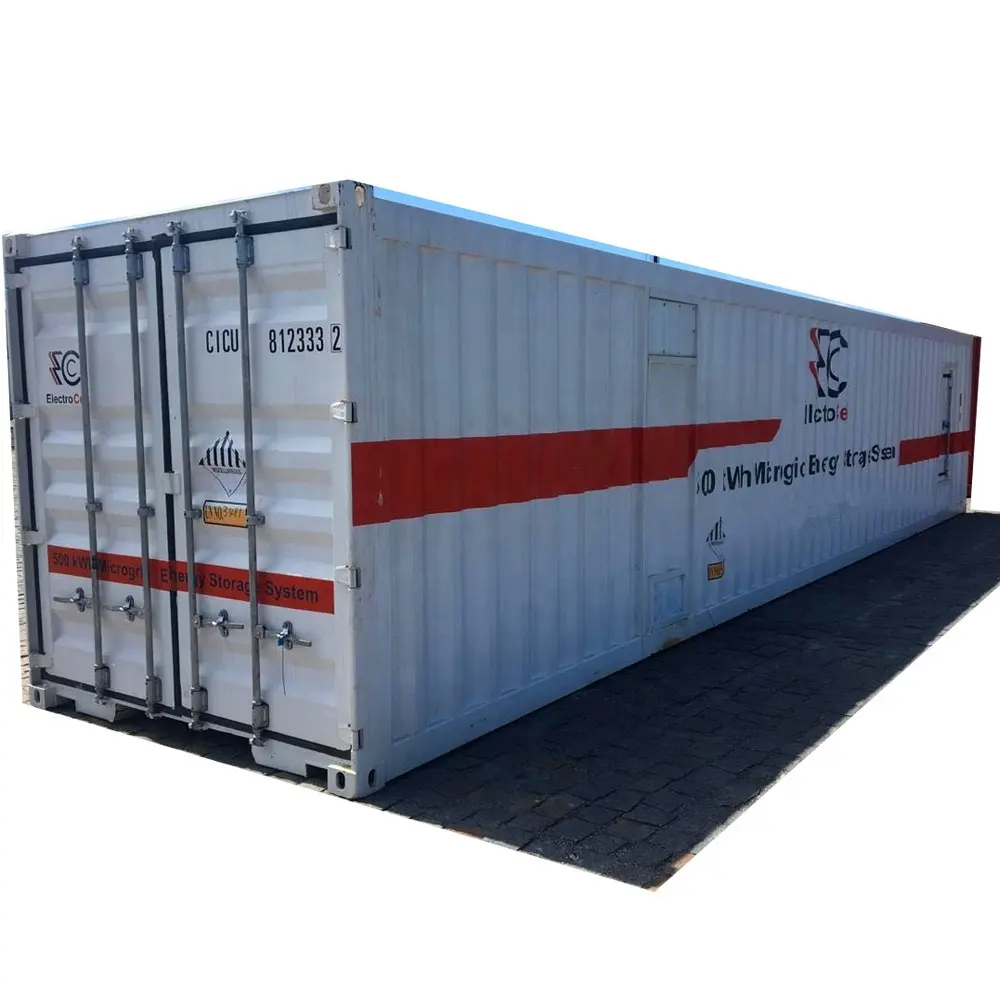 20ft 1000kwh BESS 500kw Megapack hybrid container 1MWH solar storage battery