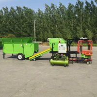 Machine à emballer ronde mini entièrement automatique pour l'ensilage d'herbe, équipement de compactage, prix compétitif