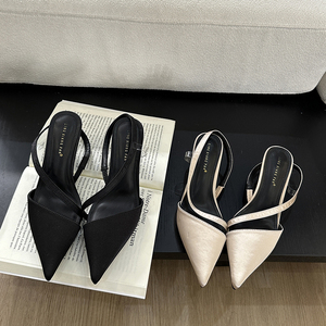 2024 New <b>Kitten</b> <b>Heel</b> Designer New Fashion <b>Shoes</b> <b>Heels</b> Talons Femmes Pointed Toe Sandals for <b>Women</b> - Product Image 4