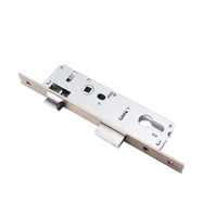 Corps de serrure multipoints de haute qualité pour porte à mortaise étroite avec boîtier avant et cylindre de verrouillage, livré en boîte blanche