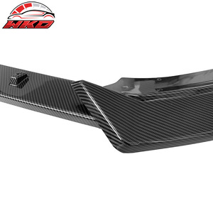 Pour Kia K5 2021-2024, style IKON, 3 pièces, spoiler de pare-chocs avant, PP, imprimé fibre de carbone, kit carrosserie de haute qualité - Product Image 5