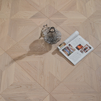 Parquet en chêne massif, motif mosaïque octogonal Starburst, sol en bois multicouche pour intérieur de luxe