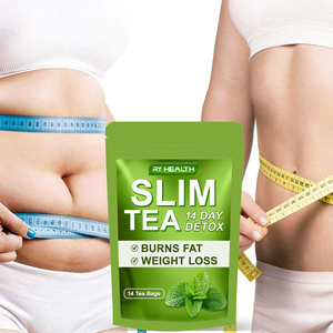 Сертифицированный изоорганический 14-дневный Детокс-чай для очищения кишечника, поддержка для здоровья кишечника, для взрослых, похудение, потеря веса, упаковка - Product Image 2