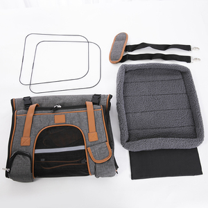 Du Lịch Ngoài Trời Xách Tay Bền Thoáng Khí Vật Nuôi Tà<span class=keywords><strong>u</strong></span> Sân Bay Túi Cho Nhỏ Vừa Chó Mèo - Product Image 2