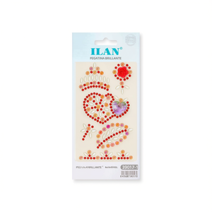 Ensemble d'autocollants en strass ILAN 39017-1, design brillant pour la création artisanale - Product Image 1