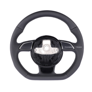 Volant <span class=keywords><strong>sport</strong></span> B8 en cuir de qualité supérieure compatible avec <span class=keywords><strong>Audi</strong></span> A4 A4L S4 A5 S5 B8 2009 2010 2011 2012 B6 B7 B8.5 B9 B9.5 - Product Image 1