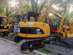 Original Caterpillar 308c 8ton mini excavadora usada Japan CAT 308c 308e con topadora de pulgar Horas DE TRABAJO bajas Envío global rápido - Product Image 3