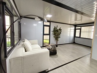 Contenedor de doble ala expandible de 20 pies personalizado, personalizable para residencias familiares y oficinas con baños