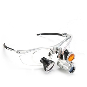 Lampe frontale LED rechargeable <span class=keywords><strong>Amtech</strong></span> HLP03 à clipser pour loupes dentaires, éclairage blanc pur sans ombre avec filtre de durcissement - Product Image 1