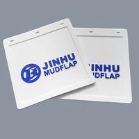 Bavette pare-boue double face en PVC blanc pour camions avec service de découpe, certifiée CE, tailles et épaisseurs personnalisables