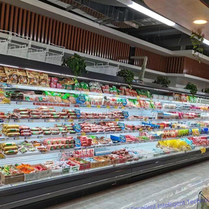 Siêu thị trái cây sữa mở tủ trưng bày lạnh uống multideck Máy làm lạnh tủ lạnh thương mại - Product Image 3