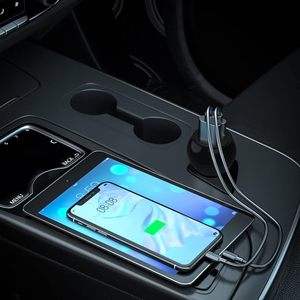 <span class=keywords><strong>Chargeur</strong></span> de voiture USB-C 2 ports PowerLot 38W PD 3.0 QC 3.0, adaptateur allume-cigare double rapide pour 14/13/12 - Product Image 2
