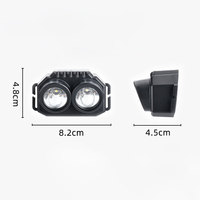 Lampe frontale rechargeable TAIKOO avec bande élastique réglable, lampe frontale haute luminosité avec port USB