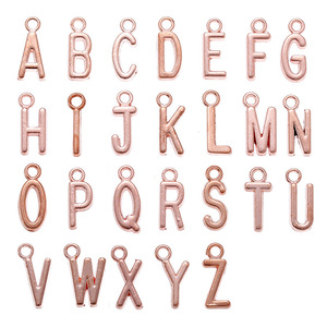 Los accesorios de joyería de aleación de bricolaje en varios colores se están vendiendo bien. Colgante Hebilla Langosta Colgante Letra Inglesa 26 Letras - Product Image 5