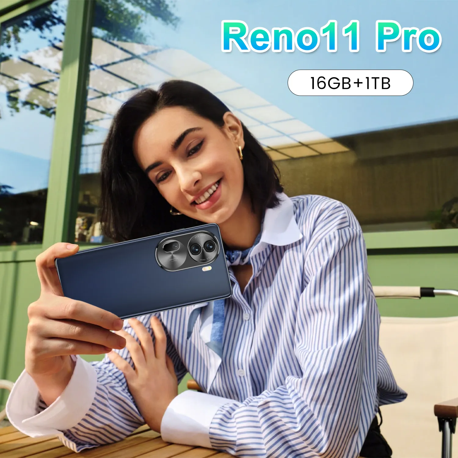 Reno 11 Pro débloqué 7.3 pouces 120Hz écran Snapdragon 8 + Gen 1 Octa Core 72MP caméra Smartphone 5G