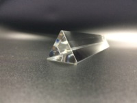 Prisme triangulaire en cristal K9 de qualité supérieure pour lustre, vente en gros, autres articles en cristal, artisanat en cristal K9, prisme triangulaire en cristal K9