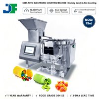 Machine de comptage et d'emballage semi-automatique de petites pièces JF Custom, machine de comptage de comprimés et de capsules