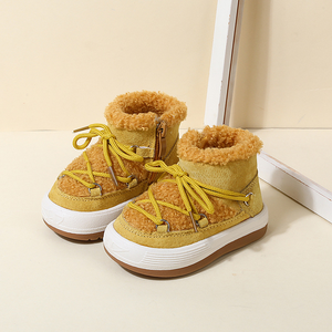 Botas de Nieve para Bebé, Botines Térmicos Aislantes para Niños Pequeños con Peluche, Estilo Coreano, Botas Cálidas para Niños - Product Image 2