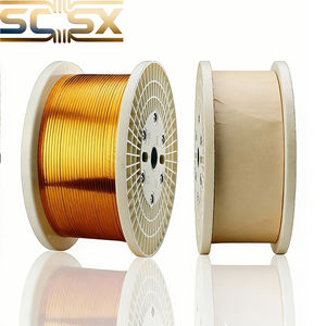 Filo Litz Bifilar Piatto Rivestito in Seta 8 15 24 AWG con Magneti in Alluminio Isolato AWG15 per Riavvolgimento - Product Image 1