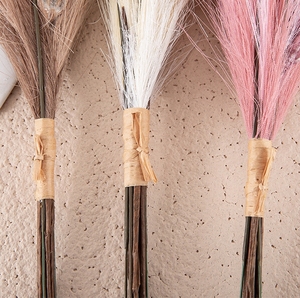 55cm/2ft Lifelike Faux Bulrush <b>Flowers</b> <b>Artificial</b> Factory Wholesale <b>Artificial</b> <b>Flowers</b> Real Touch Bulrush For Decor - Product Image 6