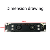 Module de caméra binoculaire USB de sécurité à double objectif avec reconnaissance faciale, 1080P 30fps, HDR, synchronisation UVC, WDR 85DB, 2MP