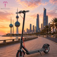 Scooter Eléctrico Pro de 350W de Largo Alcance, Plegable de 9.1 Pulgadas para Hombres, con Control por Aplicación, Freno de Disco Trasero y Luces LED