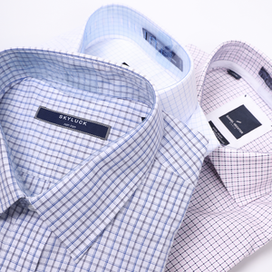 Camicie Casual <span class=keywords><strong>a</strong></span> righe per ufficio da lavoro d'affari <span class=keywords><strong>abito</strong></span> formale in cotone scozzese <span class=keywords><strong>a</strong></span> maniche lunghe camicie eleganti da <span class=keywords><strong>uomo</strong></span> taglie forti - Product Image 6