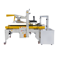 Machine d'emballage automatique pneumatique pour boîtes en carton avec ruban de cerclage pour l'emballage alimentaire et textile