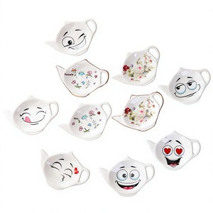 Platos <span class=keywords><strong>de</strong></span> Cerámica Creativos Personalizados para Condimentos y Salsas, con Acabado <span class=keywords><strong>de</strong></span> Color sobre Vidrio, Pintados a Mano, para Salsa <span class=keywords><strong>de</strong></span> Soya - Product Image 1