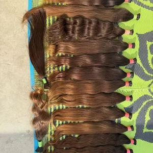 Cheveux humains raides Remy indiens, extensions de cheveux naturels, collection de la meilleure qualité en gros - Product Image 1