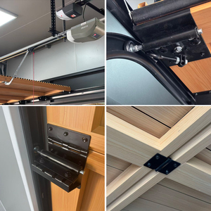 Derchi hợp kim nhôm không khung cửa nhà để xe kính cửa nhà để xe cách nhiệt cắt cửa nhà để xe - Product Image 6