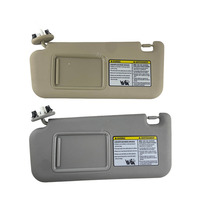 Visera de sol en color beige claro/gris 74320-42501-B2 74310-42451-A1 74320-42501-A1 para Toyota RAV4 2006-2013