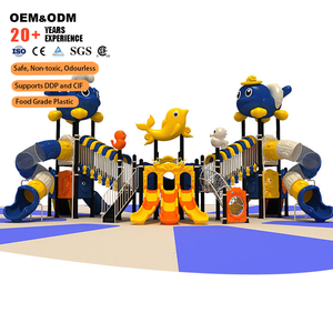 Factory <span class=keywords><strong>Outlet</strong></span> Acero Vinilo Plástico Niños Equipo de entretenimiento al aire libre Toboganes Swing Jumping Castle para Park Kindergarten - Product Image 2