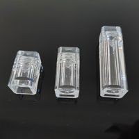 3ml 5ml 10ml Bouteille acrylique carrée pour poudre médicinale Capsule Candy Saffron Cordyceps Sinensis Bouteilles de produits de santé