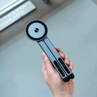 Support de bureau pliable magnétique 3-en-1 en aluminium, réglable sur 8 niveaux, pour téléphone portable, tablette et ordinateur portable, idéal pour iPad et Macbook - Vente Flash