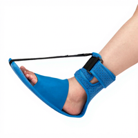 Attelle de cheville en néoprène améliorée pour l'hiver, ceinture extensible pour pied tombant, attelle de nuit réglable avec boucle, unisexe, forme en M