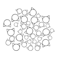 40pcs Mignon Métal Design Fantaisie Tricotage à la Main Accessoires Marqueur de Point Coloré pour Fil à Tisser