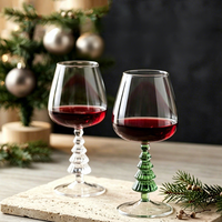 Weihnachtsbaum-Design Nordisches Trinkglas Hochwertiges Borosilikatglas Weingläser für Bars und Zuhause