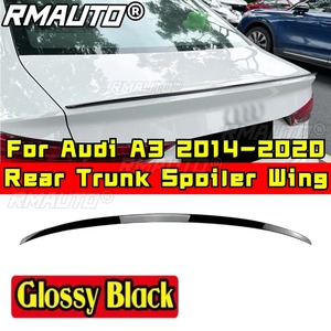 สปอยเลอร์หลังสำหรับ Audi A3 S3 8V Sedan ปี 2014-2020 ชุดแต่งสปอยเลอร์ฝากระโปรงท้ายรถยนต์ อุปกรณ์ตกแต่งรถยนต์ ชุดแต่งสปอยเลอร์ฝากระโปรงท้าย - Product Image 2