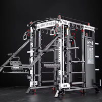Machine Smith commerciale de haute qualité, rack de musculation, croisement de câbles, traction latérale et traction basse, exercice de musculation des pectoraux